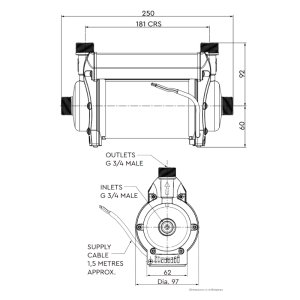 Stuart Turner Showermate TP S2.0 Bar Twin Shower Pump (49085) - main image 2