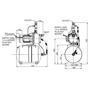 Stuart Turner Stuart JET 55-45 PS Jet Pump (46617) - main image 2