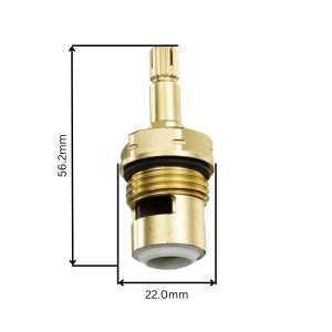 Trevi 1/2" ceramic cartridge (clockwise close) (E960583NU) - main image 2