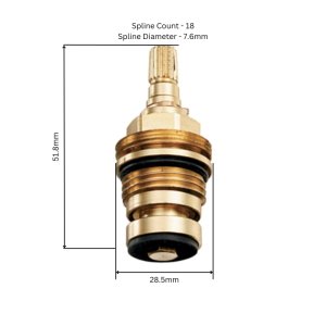 Trevi 1/2" flow cartridge assembly (A951130NU11) - main image 2