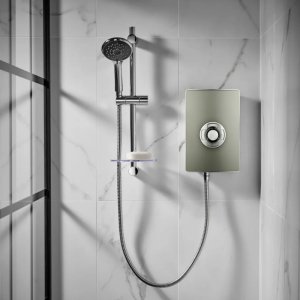 Triton Aspirante Electric Shower 9.5kW - Gun Metal (ASP09GUNMTL) - main image 2