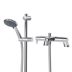 Triton Dene Type 2 Bath Mixer Shower with Shower Kit - Chrome (TTDTBSMR) - main image 2