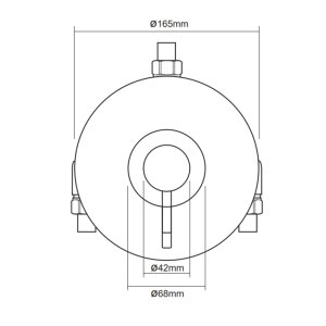 Triton Elina Built-In Concentric Type 3 TMV Mixer Shower - Valve Only - Chrome (ELICMINCBTVO) - main image 2