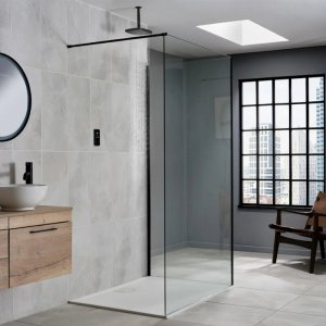 Triton ENVi Ceiling Fed Electric Shower 10.5kW - Black (GEENVF13) - main image 2