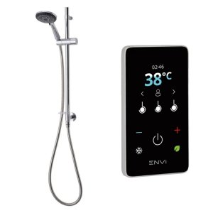 Triton ENVi Inline Wall Fed Electric Shower 9.5kW - Silver (GEENVE92) - main image 2