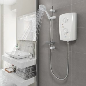 Triton T80 Pro-Fit Eco Electric Shower 8.5kW - White (ECO8008PF) - main image 2