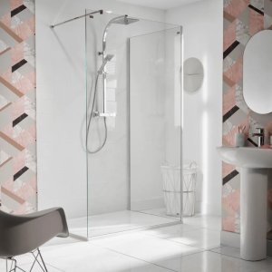 Triton Tees Dual Bar Mixer Shower With Diverter - Chrome (UNTEBMDIV) - main image 2