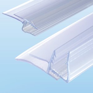 Uniblade 905mm universal shower screen seal to suit straight or curved 4-8mm glass (UB) - main image 2