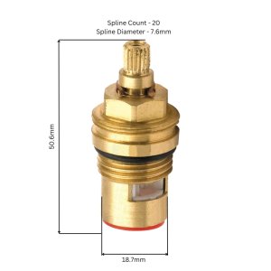 Vado 1/2" flow control cartridge (C-206-LTC) - main image 2