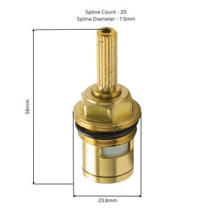 Vado flow control cartridge - cold (GEO-109-VALVE/CD/CL) - main image 2