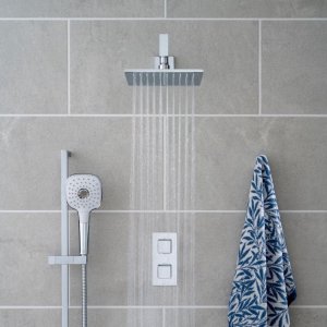 Vado Notion 2 Outlet Thermostatic Shower Set - Chrome (TAB-1720/NOT-ORA-CP) - main image 2