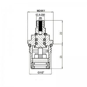 32mm head kit - 1/2" tap cartridges (MHK32) - main image 3