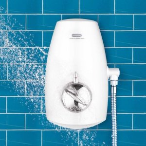 Aqualisa Aquastream Power Shower - white/chrome (813.40.21) - main image 3