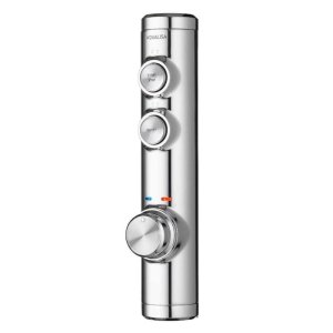 Aqualisa iSystem Concealed Digital Shower Digital With Adj & Ceiling Fixed Shower Heads - HP/Combi (ISD.A1.BV.DVFC.21) - main image 3