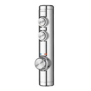 Aqualisa iSystem concealed digital shower with adjustable and wall fixed shower heads - HP/Combi (ISD.A1.BV.DVFW.21) - main image 3