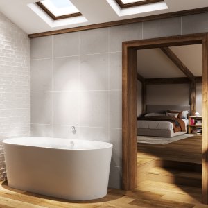 Aqualisa Unity Q Smart Shower Concealed with Bath Fill - Gravity Pumped (UTQ.A2.BTX.23) - main image 3