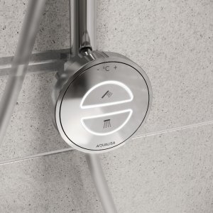 Aqualisa Unity Q Smart Shower Exposed with Adj and Ceiling Fixed Head - HP/Combi (UTQ.A1.EV.DVFC.23) - main image 3