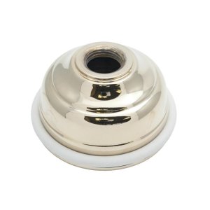 Aqualisa Antique style 60mm spray plate and head - White/gold (213042) - main image 3