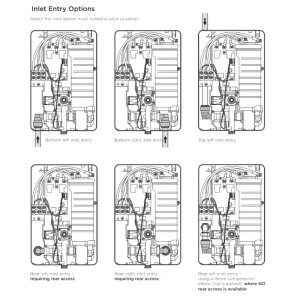 Bristan Bliss Electric Shower 10.5kW - White (BL3105 W) - main image 3