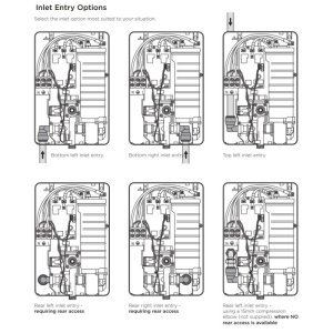 Bristan Bliss Electric Shower 9.5kW - White (BL395 W) - main image 3