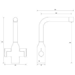 Bristan Wine Easyfit Sink Mixer - Chrome (WIN EFSNK C) - main image 3