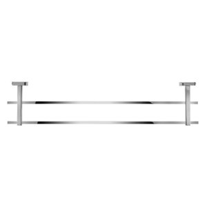 Croydex Flexi-Fix Camberwell Double Towel Rail - Chrome (QM922941) - main image 3