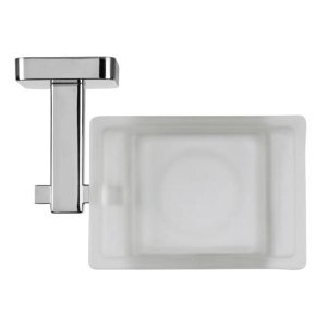 Croydex Flexi-Fix Camberwell Soap Dish and Holder - Chrome (QM921941) - main image 3