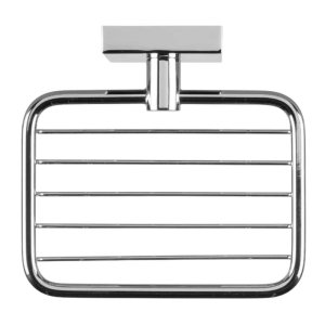 Croydex Flexi-Fix Chester Soap Basket - Chrome (QM441641) - main image 3