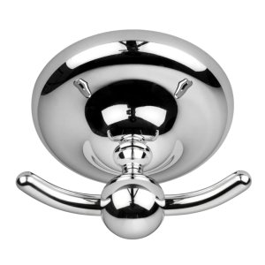 Croydex Flexi-Fix Grosvenor Chrome Double Robe Hook (QM701741) - main image 3