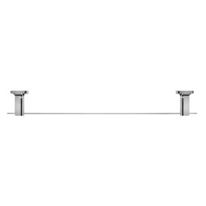 Croydex Flexi-Fix Shoreditch Single Towel Rail - Chrome (QM592741) - main image 3
