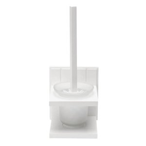 Croydex Portland Toilet Brush and Holder - White Wood (WA992922) - main image 3