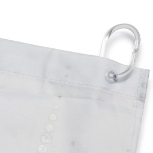 Croydex Silver Dotty Shower Curtain (AF671040H) - main image 3