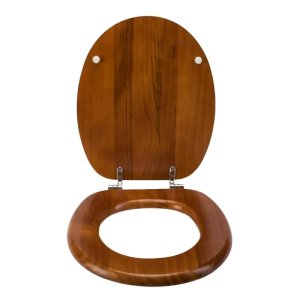 Croydex Solid Wood Toilet Seat - Antique Pine (WL515041) - main image 3