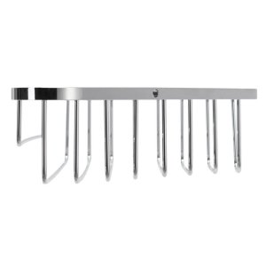 Croydex Stainless Steel Corner Basket - Chrome (QM395941) - main image 3