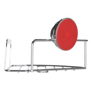 Croydex Stick 'N' Lock Corner Basket - Chrome (QM295941) - main image 3