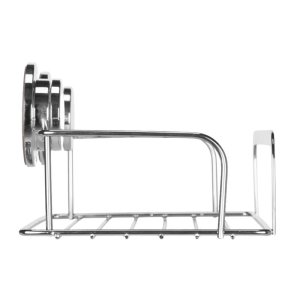 Croydex Stick 'N' Lock Cosmetic Basket - Chrome (QM290641) - main image 3