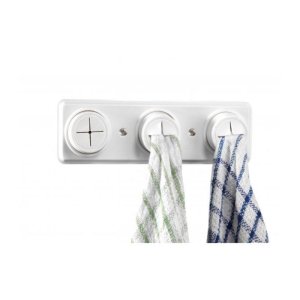 Croydex Triple Cloth Holders - White (DB361510U) - main image 3