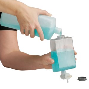 Croydex Wave Elbow Soap Dispenser - Satin Brushed (PA680106) - main image 3