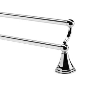 Croydex Westminster Double Towel Rail - Chrome (QM202841) - main image 3