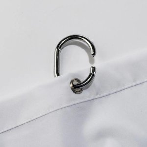 Croydex White Plain Shower Curtain (AF159022) - main image 3