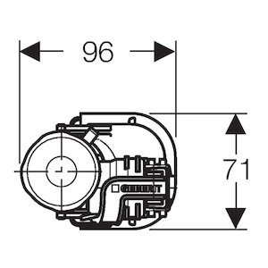 Daryl spare Geberit filling valve (RTA034NF) - main image 3