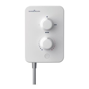 Gainsborough Slim Mono Electric Shower 8.5kW - White (GSM85) - main image 3
