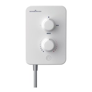 Gainsborough Slim Mono Electric Shower 9.5kW - White (GSM95) - main image 3