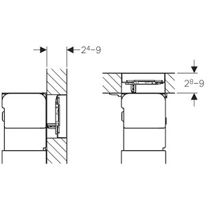Geberit Omega60 dual flush plate - brushed chrome (115.081.GH.1) - main image 3