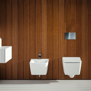Geberit Sigma80 Electronic Touchless Dual Flush Plate - Mains Operation - Glass Reflective (116.090.SM.6) - main image 3