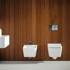 Geberit Sigma80 Electronic Touchless Dual Flush Plate - Mains Operation - Glass Reflective (116.092.SM.6) - main image 3