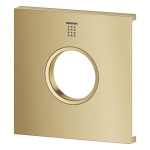 Grohe Grohtherm Aqua Tiles Exchangeable Metal Plate & Symbol - Head Shower 1 - Brushed Cool Sunrise (106887GN00) - main image 3