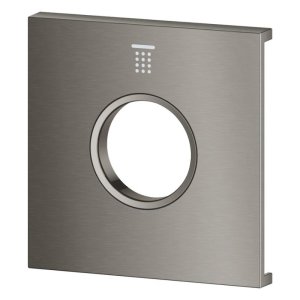 Grohe Grohtherm Aqua Tiles Exchangeable Metal Plate & Symbol - Head Shower 1 - Brushed Hard Graphite (106887AL00) - main image 3
