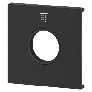 Grohe Grohtherm Aqua Tiles Exchangeable Metal Plate & Symbol - Head Shower 1 - Phantom Black (106887KF00) - main image 3