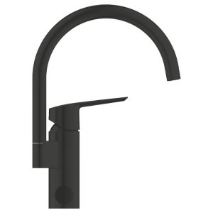 Grohe Quickfix Start Single Lever Sink Mixer Tap - Matt Black (304952431) - main image 3